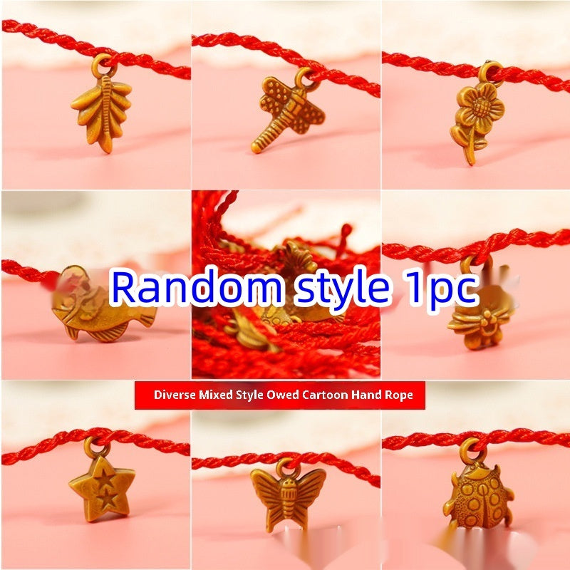 Red Rope Bracelet Small Jewelry